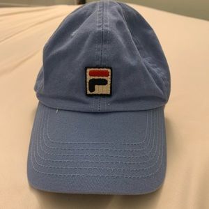 Fila 100% blue cotton hat